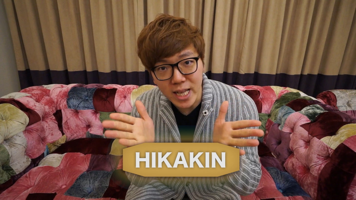 「春夏秋冬物語」CMより、HIKAKIN。