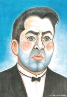 漫☆画太郎による、山田孝之の肖像画。