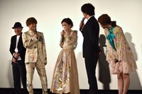 「ひるなかの流星」公開記念舞台挨拶の様子。