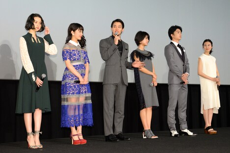 「サクラダリセット 前篇」初日舞台挨拶の様子。