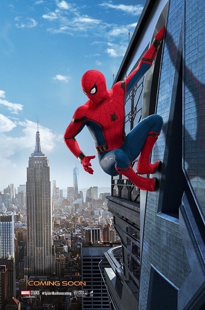 「スパイダーマン：ホームカミング」ポスタービジュアル