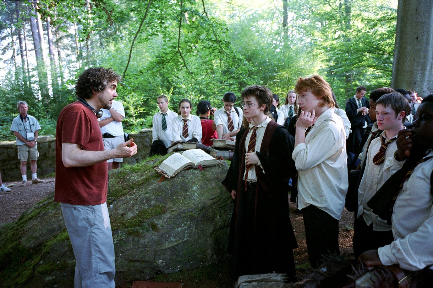 「ハリー・ポッターとアズカバンの囚人」メイキングカット (c)TM & (c)2004 Warner Bros. Ent. , Harry Potter Publishing Rights (c)J.K.R.