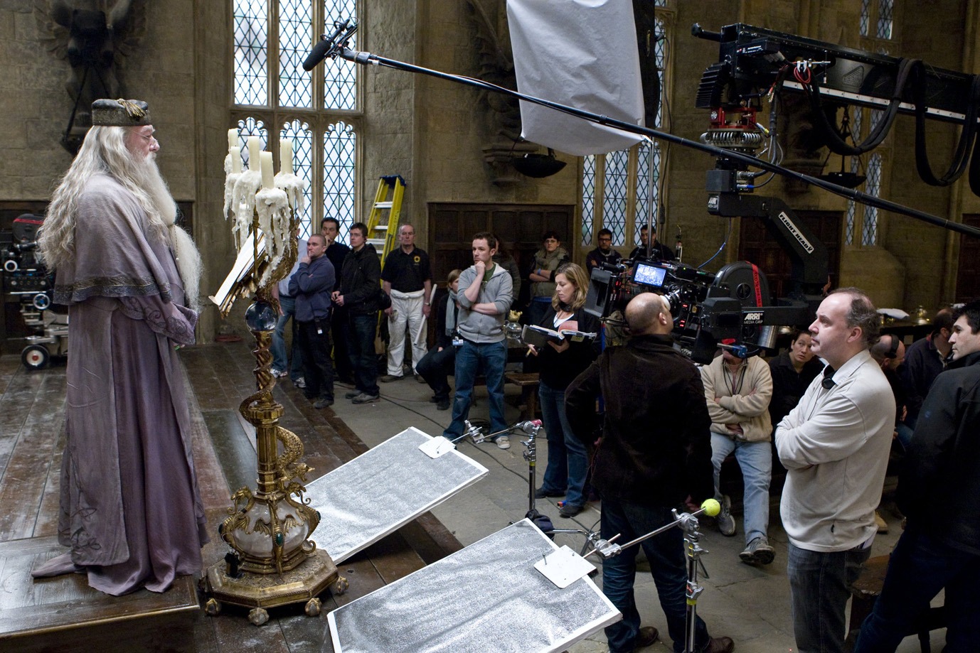 「ハリー・ポッターと謎のプリンス」メイキングカット (c)TM & (c)2009 Warner Bros. Ent. , Harry Potter Publishing Rights (c)J.K.R.
