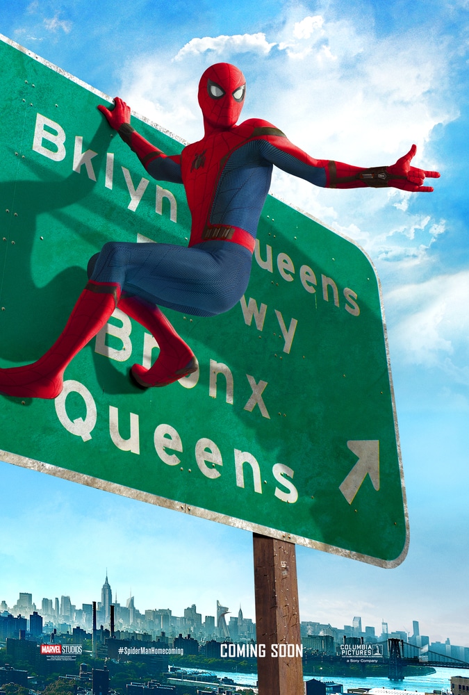「スパイダーマン：ホームカミング」ポスタービジュアル