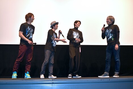 左から渡辺淳、上堀内佳寿也、山本涼介、高橋一浩。