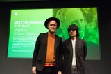 「20センチュリー・ウーマン」トークイベントの様子。左からマイク・ミルズ、前田征紀。