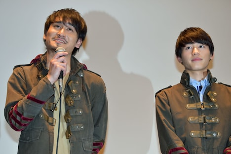 左から勝也、小林亮太。