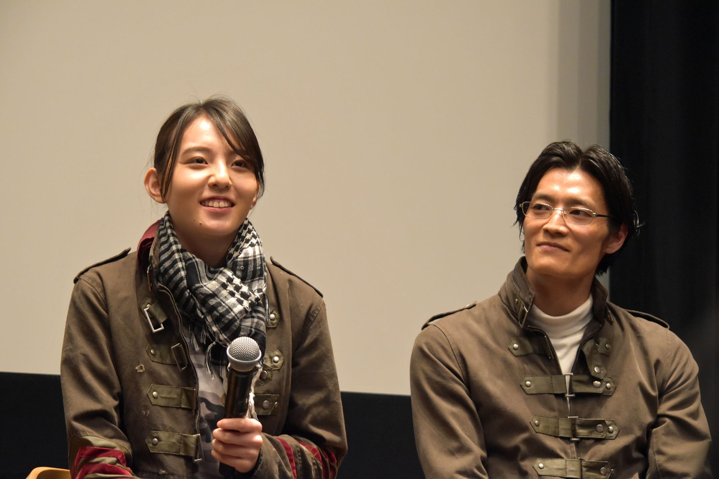 左から宮原華音、田邊和也。