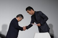 「たたら侍」完成披露上映会の様子。