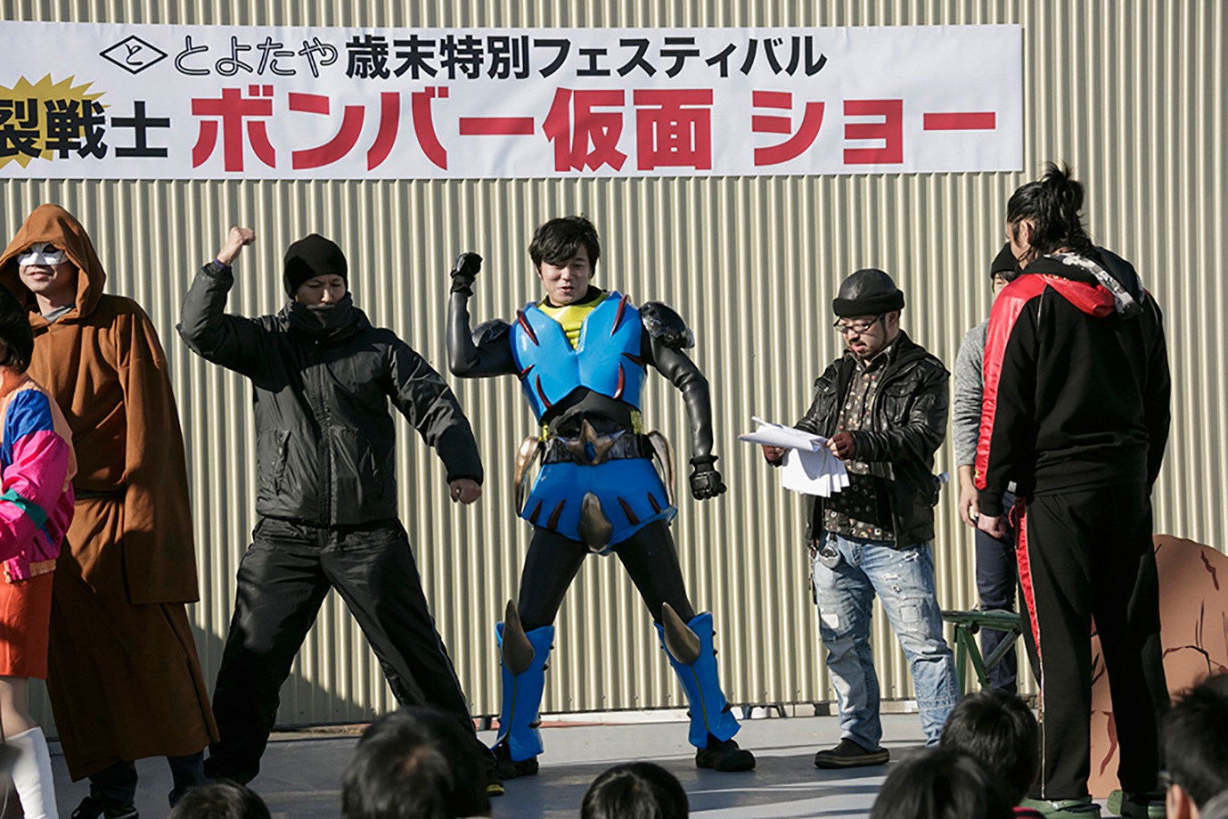 「少年の詩」のメイキングカット。