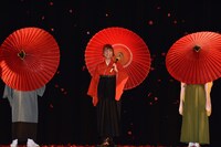 「名探偵コナン から紅の恋歌」完成披露舞台挨拶の様子。