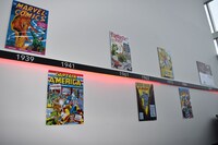 「マーベル展 時代が創造したヒーローの世界」展示一例