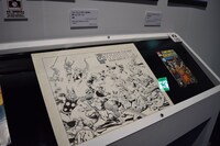 「マーベル展 時代が創造したヒーローの世界」展示一例