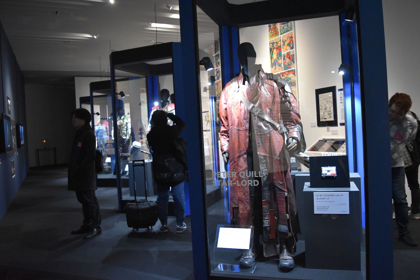 「マーベル展 時代が創造したヒーローの世界」展示一例