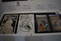 「マーベル展 時代が創造したヒーローの世界」展示一例