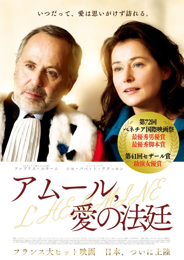 「アムール、愛の法廷」チラシ表