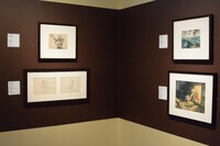 「ディズニー・アート展 いのちを吹き込む魔法」の様子。