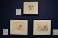 「ディズニー・アート展 いのちを吹き込む魔法」の様子。