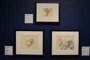 「ディズニー・アート展 いのちを吹き込む魔法」の様子。