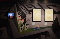 「ディズニー・アート展 いのちを吹き込む魔法」の様子。