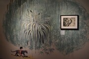 「ディズニー・アート展 いのちを吹き込む魔法」の様子。