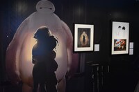 「ディズニー・アート展 いのちを吹き込む魔法」の様子。