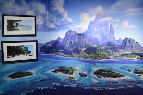 「モアナと伝説の海」のエリア。