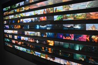 「ディズニー・アート展 いのちを吹き込む魔法」の様子。