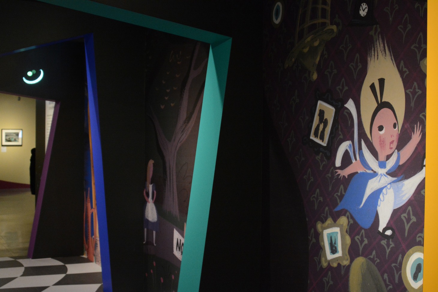 「ディズニー・アート展 いのちを吹き込む魔法」の様子。