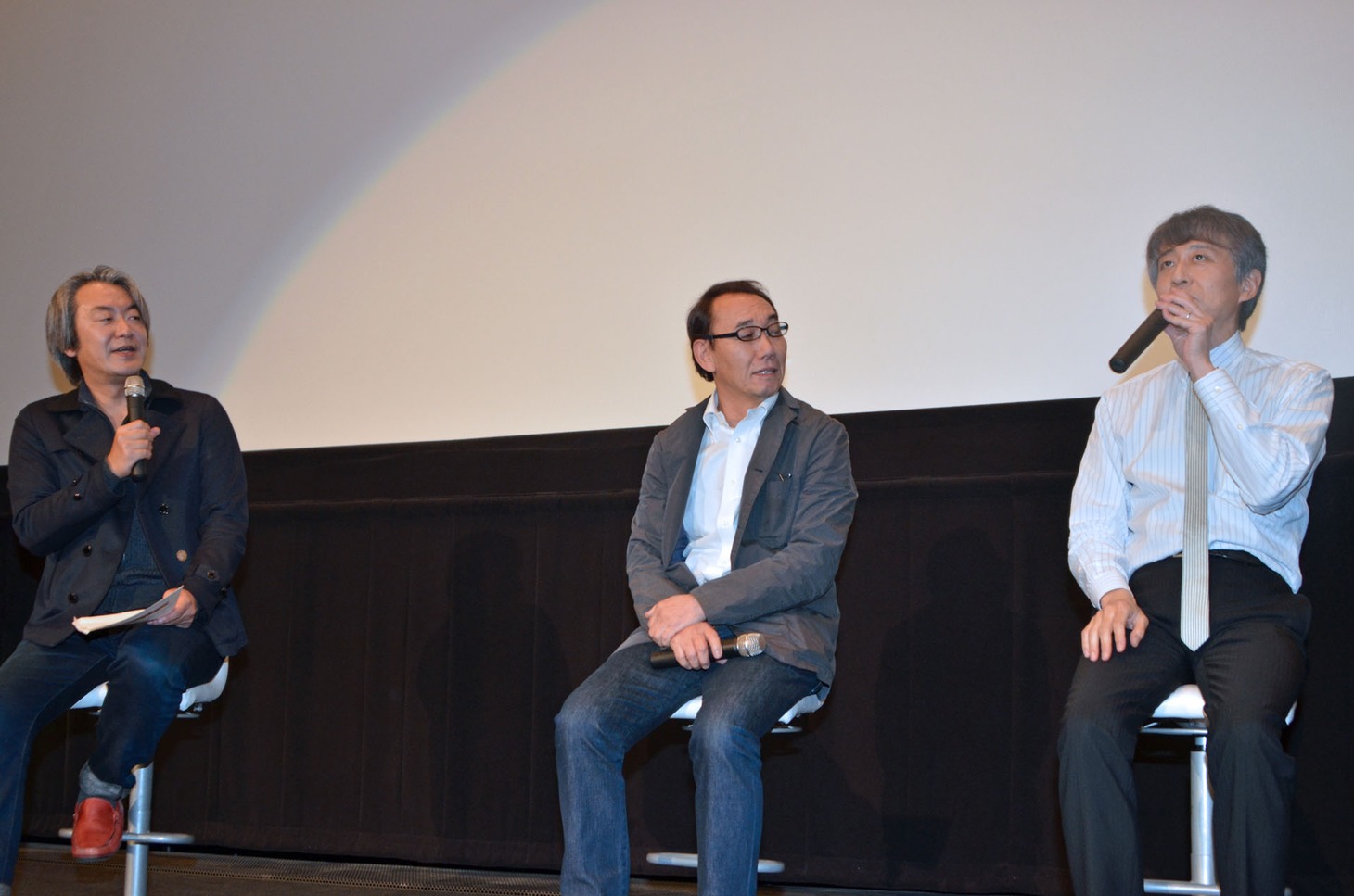 左から高橋一浩、金田治、白倉伸一郎。
