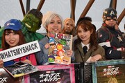 「ガーディアンズ・オブ・ギャラクシー：リミックス」イベントにてコスプレをする観客。