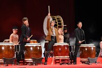 和太鼓演奏の様子。