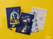 アイテム一例。ファイルセット（4枚入り / 734円）、ボールペン（各1026円）、マスキングテープ（各540円）。