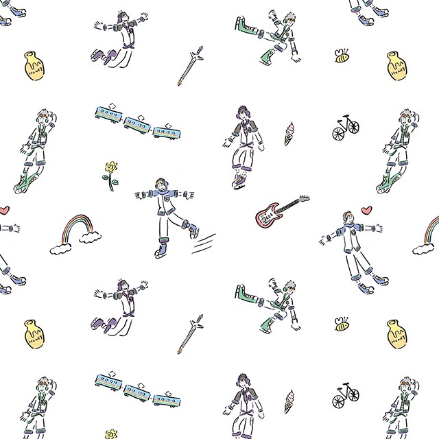 「キンプリ」オバレの3人が描かれた鬼頭祈デザイングッズが予約開始