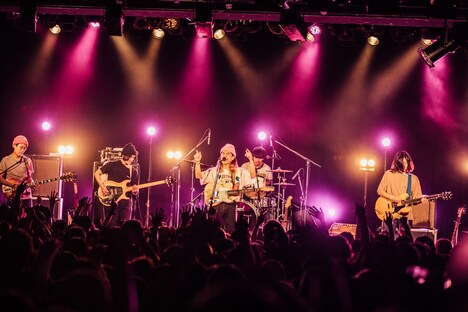 never young beach「April O'Neal」4月12日LIQUIDROOM公演の様子。（Photo by Ray Otabe）