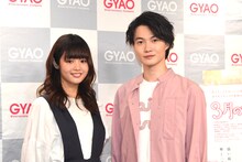 「3月のライオン」イベントの様子。左から藤原さくら、神木隆之介。