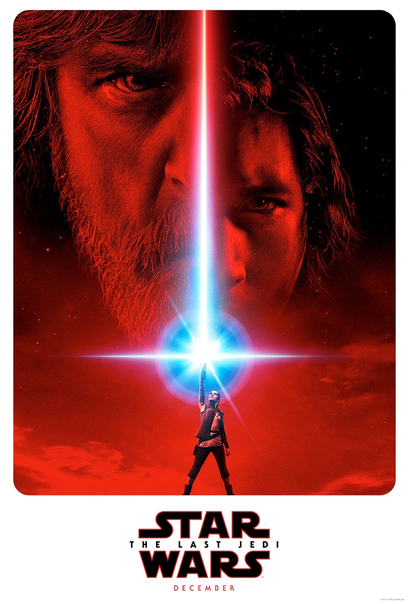 「スター・ウォーズ／最後のジェダイ」アメリカ版ポスタービジュアル