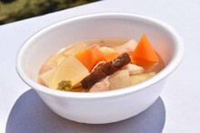 佐藤健が振る舞っただご汁。