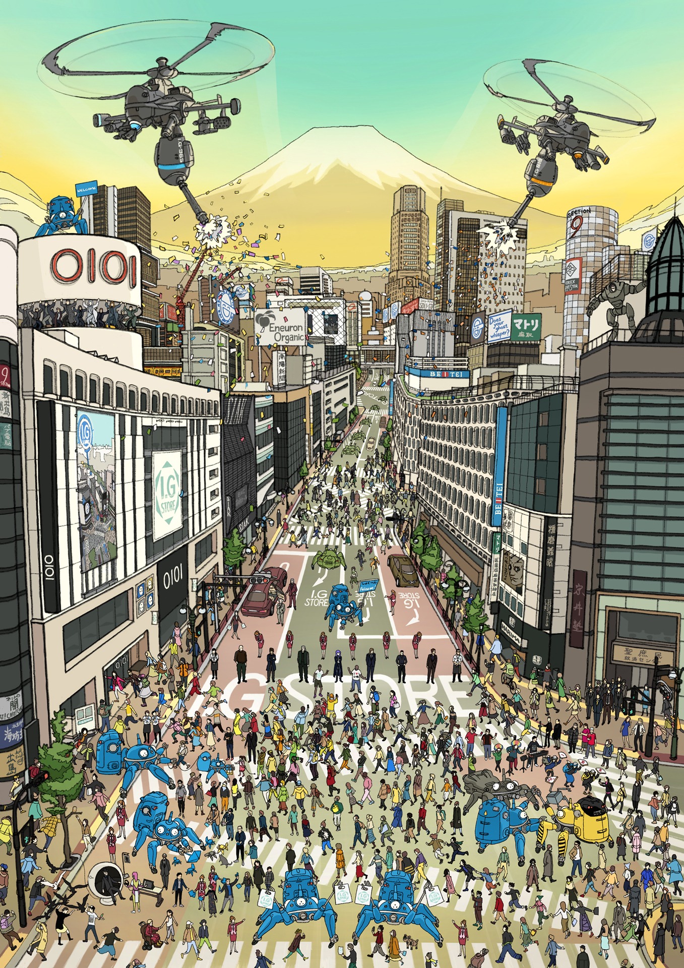 I.Gストアの1周年記念ビジュアル。（illustrated by Isaak Chaykov）