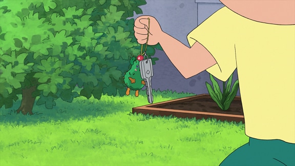 「映画クレヨンしんちゃん 襲来!! 宇宙人シリリ」よりサボちゃん。