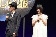「美しい星」完成披露試写会の様子。