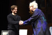 左からセルゲイ・ポルーニン、箭内道彦。