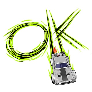 「ワイルド・スピード ICE BREAK」LINEスタンプのサンプル。