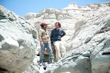 左からガエル・ガルシア・ベルナル、ホナス・キュアロン。