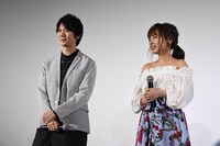 舞台挨拶の様子。