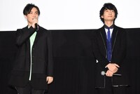 「劇場版 Free!-Timeless Medley- 絆」公開記念舞台挨拶の様子。