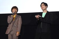 「劇場版 Free!-Timeless Medley- 絆」公開記念舞台挨拶の様子。