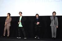 「劇場版 Free!-Timeless Medley- 絆」公開記念舞台挨拶の様子。