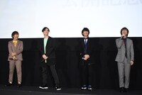 「劇場版 Free!-Timeless Medley- 絆」公開記念舞台挨拶の様子。