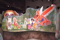 「デジモンアドベンチャー THE REAL WORLD」展示の様子。